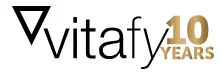 Logo von vitafy.de, einem Online-Shop für Fitness-, Abnehm- und Gesundheitsprodukte.