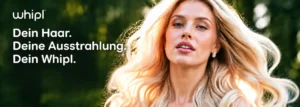 Whipl hair styling tool beauty banner.