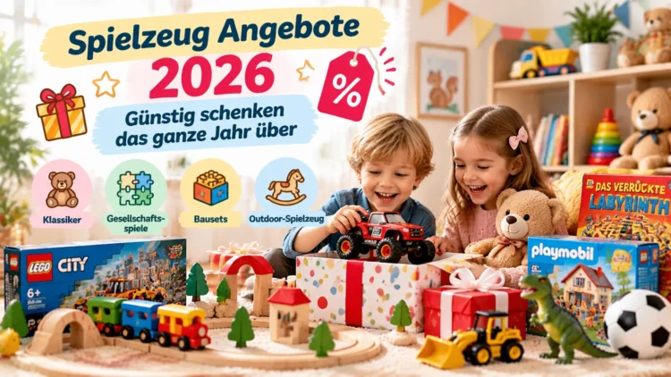 Spielzeug Angebote 2026 mit Kindern, Spielzeug, Geschenkboxen, Baukästen und Spielen zum günstigen Kaufen.