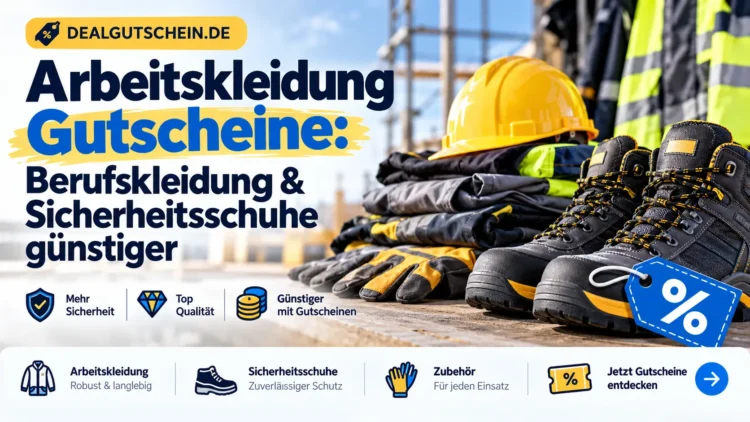 Arbeitskleidung Gutscheine für Berufskleidung und Sicherheitsschuhe günstiger – Angebote und Rabatte bei DealGutschein.