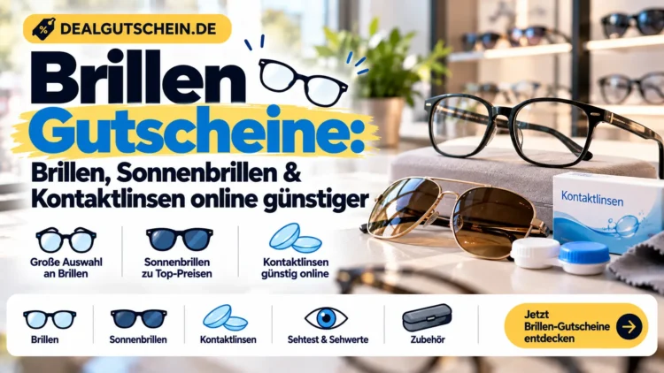 Brillen Gutscheine für Brillen, Sonnenbrillen und Kontaktlinsen online günstiger bei DealGutschein.