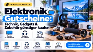 Elektronik Gutscheine für Technik, Gadgets und Zubehör günstiger kaufen bei DealGutschein.