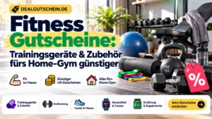 Fitness Gutscheine für Trainingsgeräte und Zubehör fürs Home-Gym günstiger bei DealGutschein.